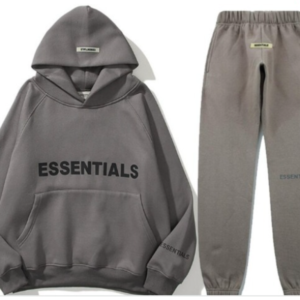 Essentials Charcoal Tracksuit – Sleek & Comfortable Wear