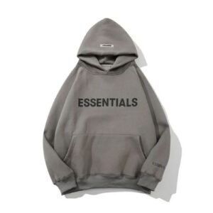 Essentials Grey Hoodie - Comfortable & Stylish Casual Wear