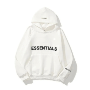 Essentials Hoodie – Classic White Pullover for Men & Women