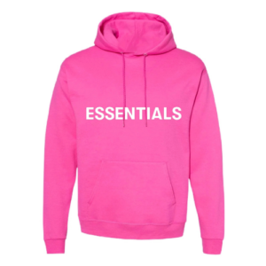 Essentials Pink Hoodie – Soft, Stylish & Comfortable Fit