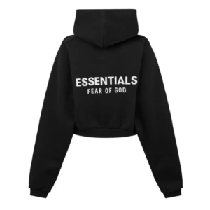 "Essentials Black Hoodie – Classic & Versatile Fit"