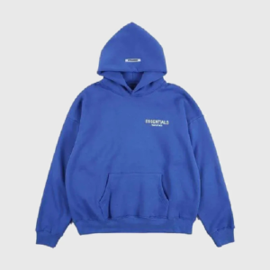 Essentials Sky Blue Hoodie – Fresh, Stylish & Comfortable