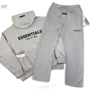 "Essentials Grey Trackstar Tracksuit – Sleek & Comfortable"